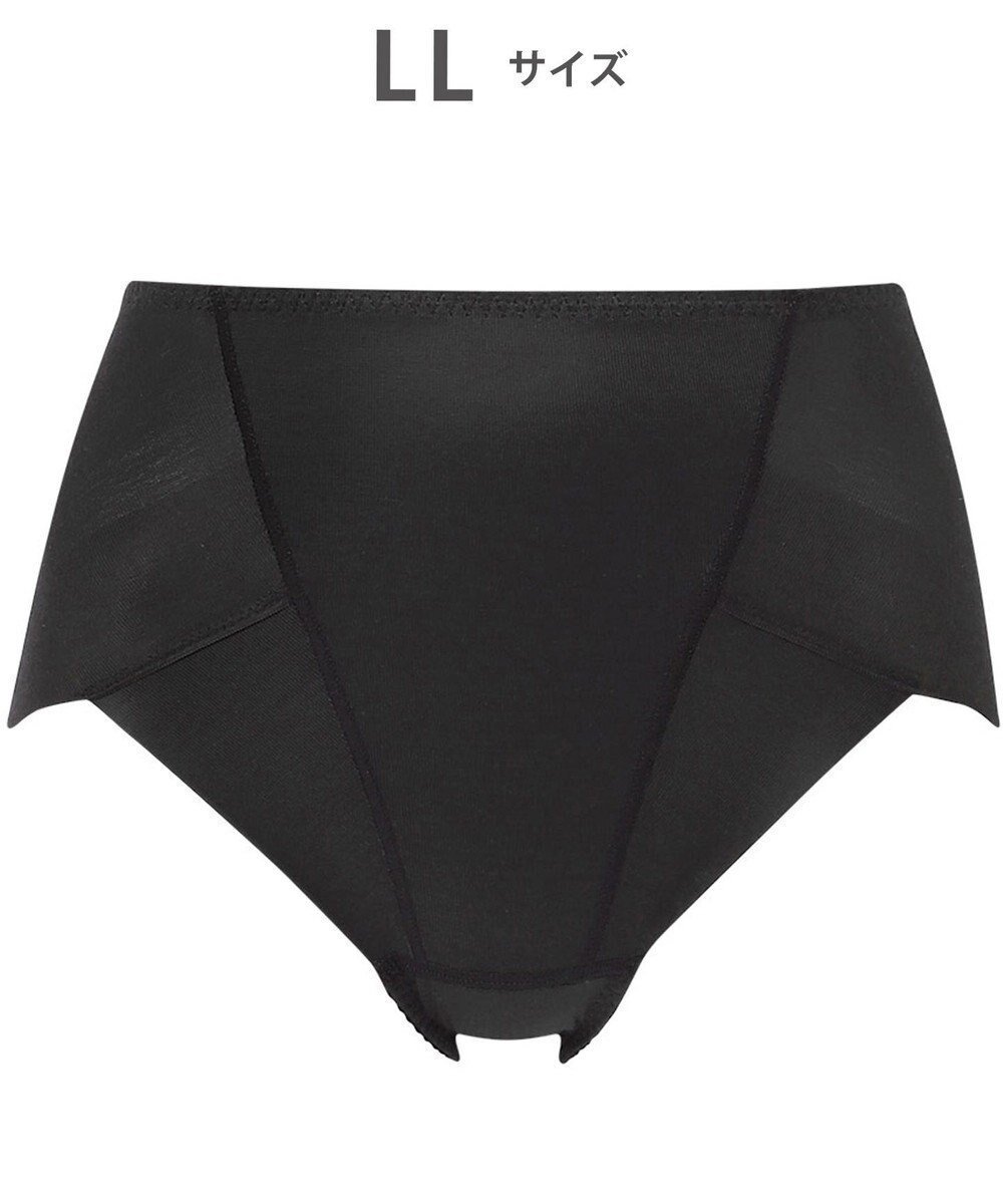 【ウィング/Wing】の美尻も叶える補整ショーツ 【Pパンツ】 はきこみ丈ふかめ KJ4200 ウイング/ワコール インテリア・キッズ・メンズ・レディースファッション・服の通販 founy(ファニー) 　ファッション　Fashion　レディースファッション　Fashion for Women　パンツ　Pants & Trousers　アンダー　Underwear Essentials　ギャザー　Gathered, Ruffled　ショーツ　Shorts, Short Pants　フィット　Fit, Slim Fit　フラット　Flat, Flat Shoes　フロント　Front, Front Design　ブラック|ID: prp329100004743816 ipo3291000000034282075