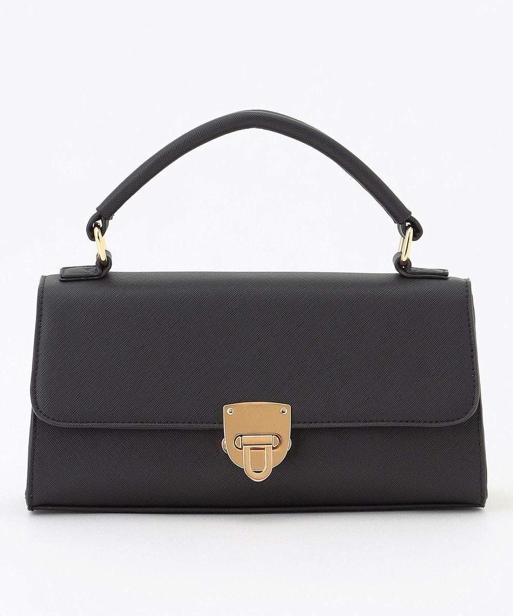 【エニィ スィス/any SiS】の【2WAY】メタルバックルワンショルダー バッグ インテリア・キッズ・メンズ・レディースファッション・服の通販 founy(ファニー) 　ファッション　Fashion　レディースファッション　Fashion for Women　バッグ　Bags　ショルダー　Shoulder, Shoulder Strap　シンプル　Simple, Minimal　セレモニー　Ceremony　トレンド　Trend, Trending Now　新作・新入荷　New Arrivals / New In　ブラック|ID: prp329100004743835 ipo3291000000034282287