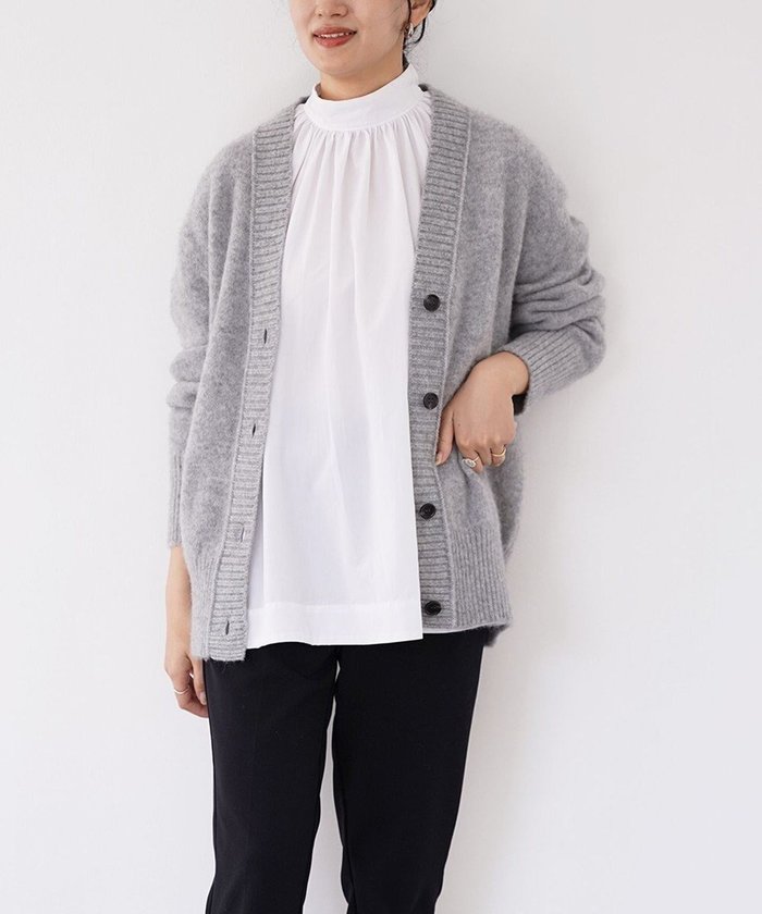 【トック/TOQUE】の〈大草直子さんアドバイザー〉ベビーアルパカ×ウール縮絨ニットカーディガン インテリア・キッズ・メンズ・レディースファッション・服の通販 founy(ファニー) https://founy.com/ ファッション Fashion レディースファッション Fashion for Women トップス・カットソー Cut & Sew Tops ニット Knit Tops & Sweaters カーディガン・羽織り Layered Style Cardigans カーディガン Cardigan, Knitwear シンプル Simple, Minimal セーター Sweater, Knitwear ベビー Baby, Babywear ポケット Pocket, Pocket Detail 冬 Winter / This Winter A/W・秋冬 Autumn/Winter |ID: prp329100004743840 ipo3291000000034282533