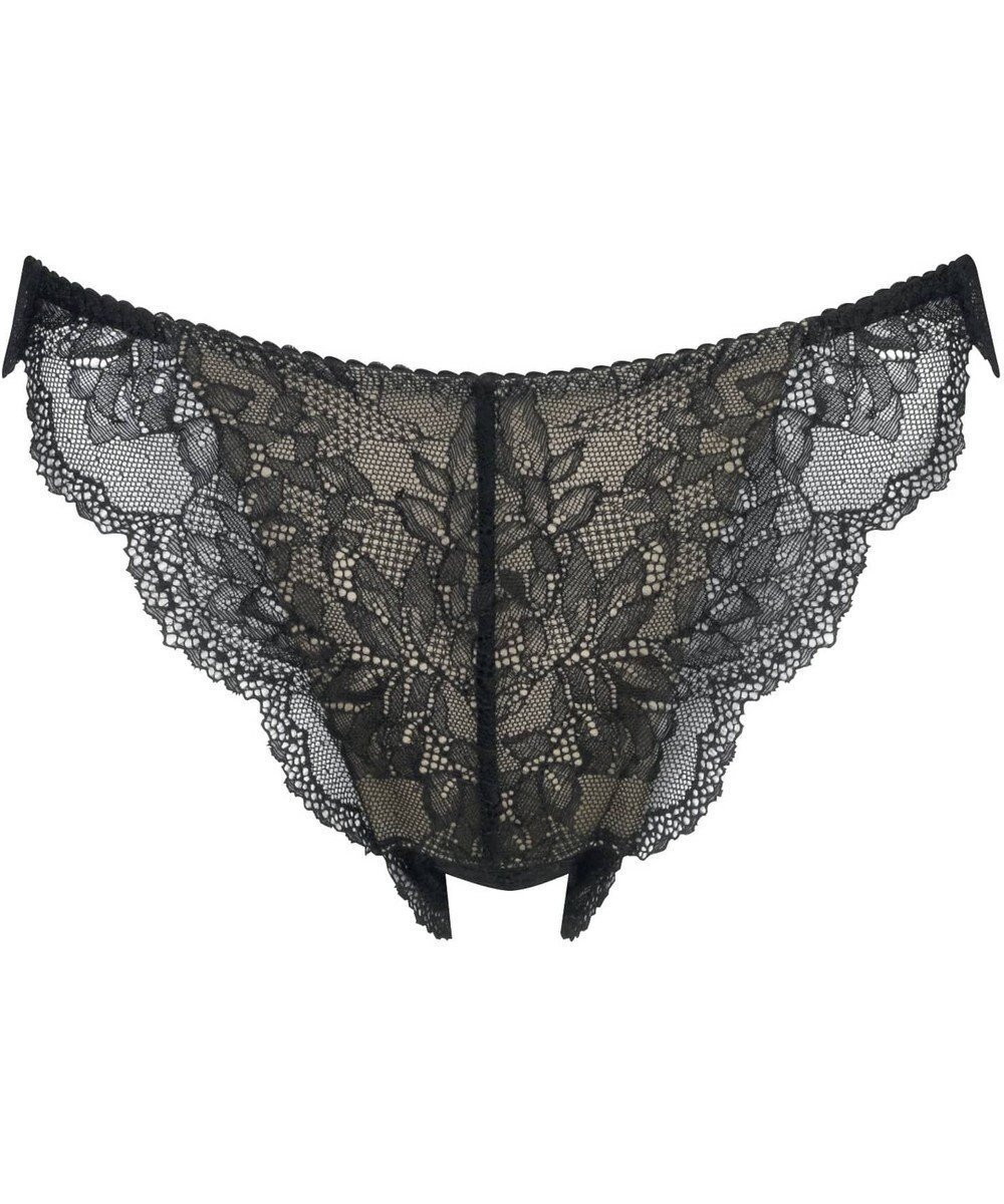 【ウィング/Wing】のWing Lesiage 【1000シリーズ】 ペアショーツ Tバック はきこみ丈あさめ PF1002 ウイング/ワコール インテリア・キッズ・メンズ・レディースファッション・服の通販 founy(ファニー) 　ファッション　Fashion　レディースファッション　Fashion for Women　バッグ　Bags　おすすめ　Recommended / Our Picks　アンダー　Underwear Essentials　シアー　Sheer, See-Through　ショーツ　Shorts, Short Pants　フィット　Fit, Slim Fit　フロント　Front, Front Design　レース　Lace, Lace Fabric　エレガント 上品　Elegant　ブラック|ID: prp329100004743854 ipo3291000000034282727