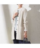【ジェイ プレス/J.PRESS】の【洗える】ORGANIC GASS COTTON キーネック カーディガン ライトグレー系|ID: prp329100004743863 ipo3291000000034282804
