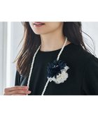 【エニー/ANY】のフラワーミックスコサージュ エクリュ×ネイビー|ID: prp329100004743870 ipo3291000000034282836