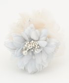 【エニー/ANY】のフラワーミックスコサージュ エクリュ×ライトグレー|ID: prp329100004743870 ipo3291000000034282838