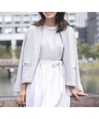 【ジェイ プレス/J.PRESS】の【WEB限定カラーあり・洗える】TWEED ニット ジャケット ライトグレー系5|ID: prp329100004743877 ipo3291000000034282873