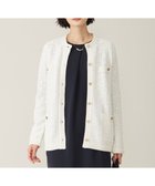 【ジェイ プレス/J.PRESS】の【WEB限定カラーあり・洗える】TWEED ニット カーディガン ホワイト系5|ID: prp329100004743878 ipo3291000000034282878