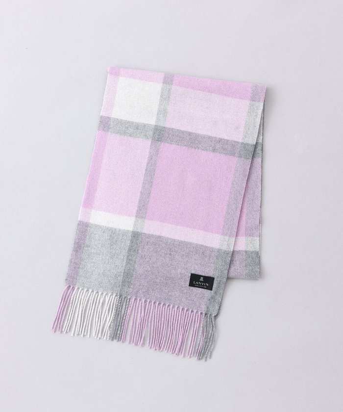 【アウロラ/AURORA】のLANVIN COLLECTION ランバン コレクション カシミヤ チェックマフラー インテリア・キッズ・メンズ・レディースファッション・服の通販 founy(ファニー) https://founy.com/ ファッション Fashion レディースファッション Fashion for Women マフラー・スヌード / 冬小物の定番 Scarves & Mufflers おすすめ Recommended / Our Picks コレクション Collection, Seasonal Line スヌード Snood, Infinity Scarf チェック Check, Plaid, Tartan マフラー Scarf, Muffler モノトーン Monotone, Black and White 冬 Winter / This Winter 定番 Standard, Basic Item A/W・秋冬 Autumn/Winter |ID: prp329100004743879 ipo3291000000034282880