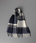 【アウロラ/AURORA】のLANVIN COLLECTION ランバン コレクション カシミヤ チェックマフラー ダークネイビー|ID: prp329100004743879 ipo3291000000034567473