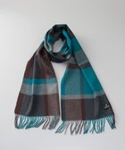 【アウロラ/AURORA】のLANVIN COLLECTION ランバン コレクション カシミヤ チェックマフラー ダークグリーン|ID: prp329100004743879 ipo3291000000034567475