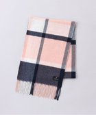 【アウロラ/AURORA】のLANVIN COLLECTION ランバン コレクション カシミヤ チェックマフラー ピンク|ID: prp329100004743879 ipo3291000000034567476