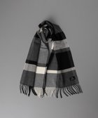 【アウロラ/AURORA】のLANVIN COLLECTION ランバン コレクション カシミヤ チェックマフラー ブラック|ID: prp329100004743879 ipo3291000000034567477