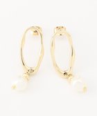 【エニー/ANY】のオーバルパールピアス(両耳用) ゴールド系|ID: prp329100004743881 ipo3291000000034282894