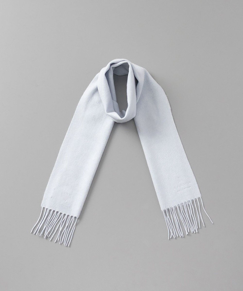 【アウロラ/AURORA】のLANVIN COLLECTION ランバン コレクション カシミヤ 無地プチマフラー (幅20cm) インテリア・キッズ・メンズ・レディースファッション・服の通販 founy(ファニー) 　ファッション　Fashion　レディースファッション　Fashion for Women　マフラー・スヌード / 冬小物の定番　Scarves & Mufflers　コレクション　Collection, Seasonal Line　スヌード　Snood, Infinity Scarf　マフラー　Scarf, Muffler　定番　Standard, Basic Item　無地　Plain, Solid Color　A/W・秋冬　Autumn/Winter　ペールブルー|ID: prp329100004743883 ipo3291000000034282901