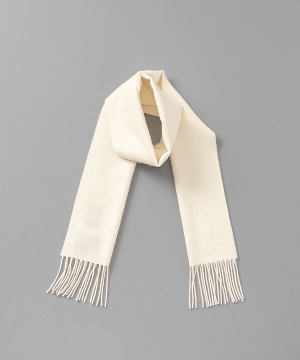 【アウロラ/AURORA】のLANVIN COLLECTION ランバン コレクション カシミヤ 無地プチマフラー (幅20cm) インテリア・キッズ・メンズ・レディースファッション・服の通販 founy(ファニー) 　ファッション　Fashion　レディースファッション　Fashion for Women　マフラー・スヌード / 冬小物の定番　Scarves & Mufflers　コレクション　Collection, Seasonal Line　スヌード　Snood, Infinity Scarf　マフラー　Scarf, Muffler　定番　Standard, Basic Item　無地　Plain, Solid Color　A/W・秋冬　Autumn/Winter　オフホワイト|ID: prp329100004743883 ipo3291000000034282905