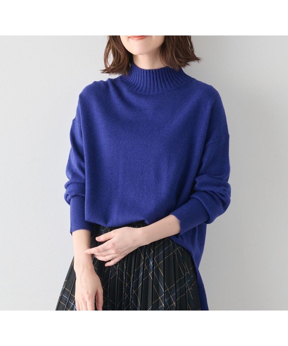 【エニー/ANY】の【手洗い可】イタリーヤーンウールカシミヤミックスプルオーバー インテリア・キッズ・メンズ・レディースファッション・服の通販 founy(ファニー) ファッション Fashion レディースファッション Fashion for Women トップス・カットソー Cut & Sew Tops ニット Knit Tops & Sweaters カジュアルプルオーバー・ニットトップス Pullovers & Knit Tops / Casual Pullovers おすすめ Recommended / Our Picks イタリア Italy インナー Innerwear スリット Slit, Slit Detail セーター Sweater, Knitwear ネックレス Necklace, Pendant Necklace ベスト Vest, Waistcoat ボトルネック Bottle Neck, Mock Neck A/W・秋冬 Autumn/Winter ロイヤルブルー|ID: prp329100004743889 ipo3291000000034282973