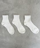【ウィゴー/WEGO】の3Pムジアンクルソックス ホワイト|ID: prp329100004743890 ipo3291000000034282978