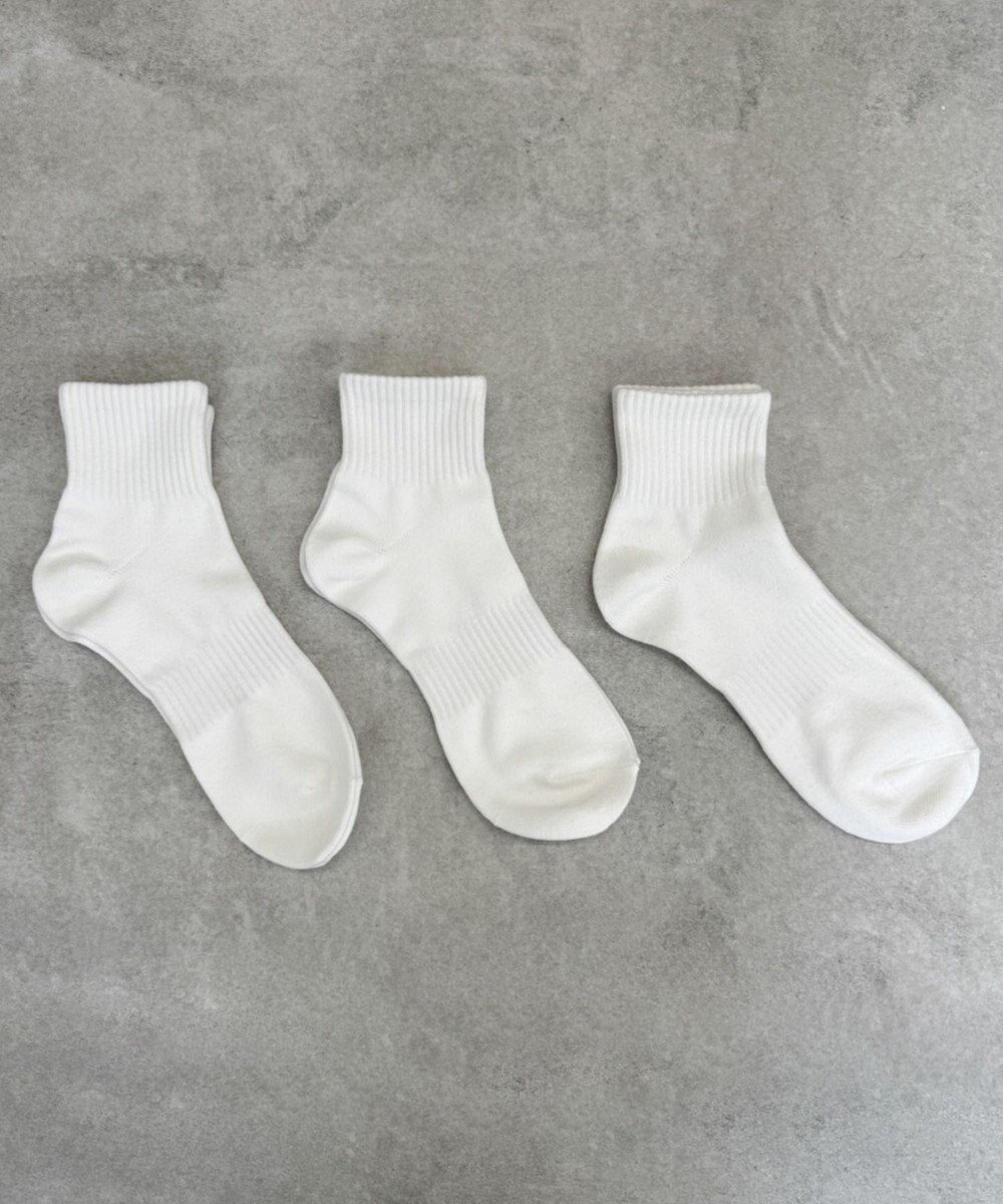 【ウィゴー/WEGO】の3Pムジアンクルソックス インテリア・キッズ・メンズ・レディースファッション・服の通販 founy(ファニー) ファッション Fashion レディースファッション Fashion for Women ソックス&靴下 Socks & Hosiery レッグウェア・ストッキング Legwear & Hosiery アンクル Ankle-Length Design シンプル Simple, Minimal スポーツ Sports, Activewear スマホ Smartphone, Mobile Device ソックス Socks, Hosiery フィット Fit, Slim Fit 定番 Standard, Basic Item 無地 Plain, Solid Color ビジネス 仕事 通勤 Business / Work / Commuting ホワイト|ID: prp329100004743890 ipo3291000000034282978