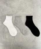 【ウィゴー/WEGO】の3Pムジアンクルソックス アソート|ID: prp329100004743890 ipo3291000000034282980