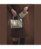 【アクセソワドゥマドモワゼルジャップ/A.D.M.J】の【牛革】クロコ型押しキューブトート21cm(ショルダーストラップ付) GG|ID: prp329100004743894 ipo3291000000034283013