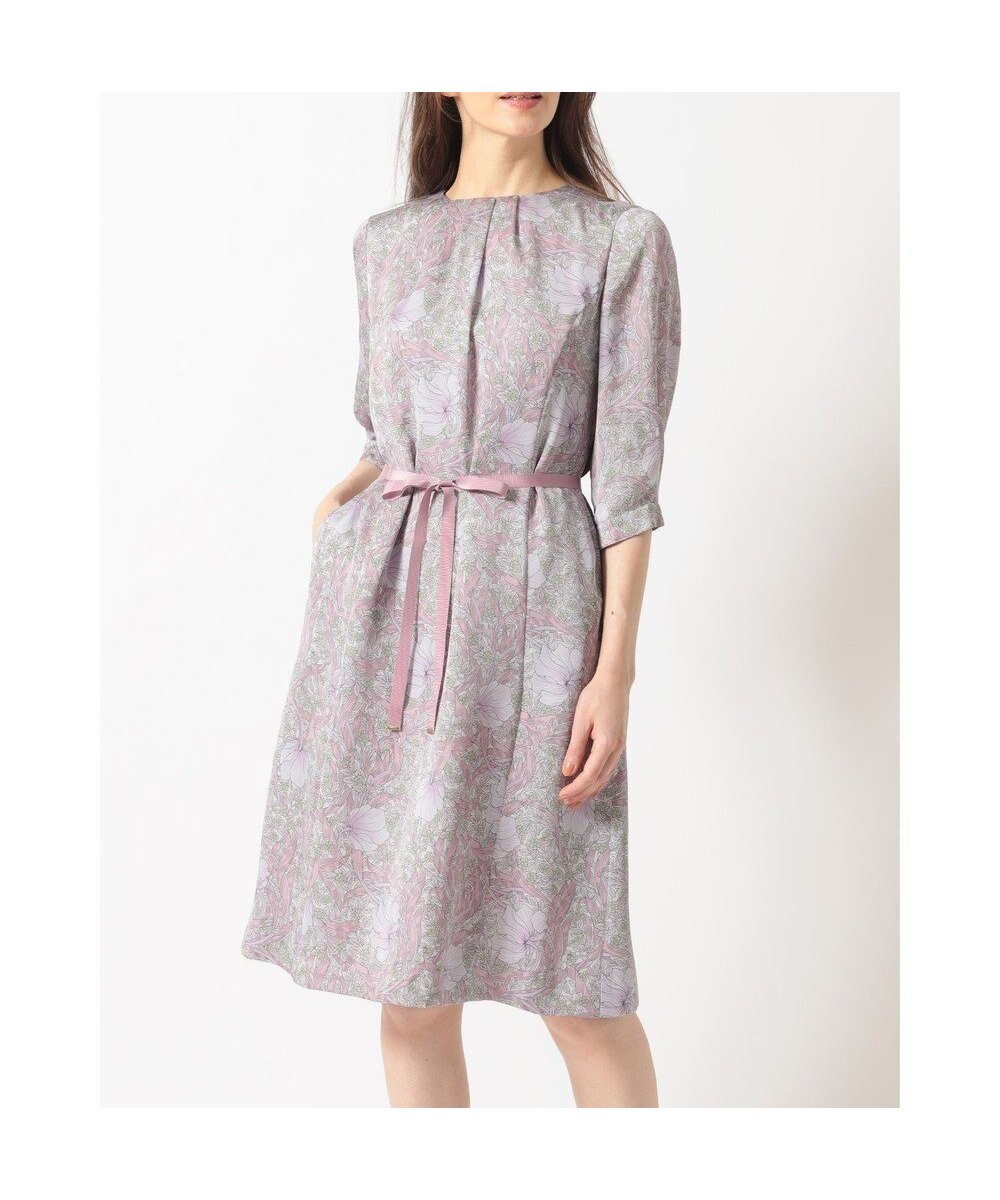 【ダックス/DAKS】のボタニカルプリント七分袖ワンピース 人気、トレンドファッション・服の通販 founy(ファニー) ファッション Fashion レディースファッション Fashion for Women ワンピース Dresses プリント Print, Printed Pattern リボン Ribbon, Bow エレガント 上品 Elegant 夏 Summer S/S・春夏 SS, Spring/Summer, Warm Season A/W・秋冬 Autumn/Winter other-1|ID: prp329100004743896 ipo3291000000034283022