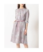 【ダックス/DAKS】のボタニカルプリント七分袖ワンピース 人気、トレンドファッション・服の通販 founy(ファニー) ファッション Fashion レディースファッション Fashion for Women ワンピース Dresses プリント Print, Printed Pattern リボン Ribbon, Bow エレガント 上品 Elegant 夏 Summer S/S・春夏 SS, Spring/Summer, Warm Season A/W・秋冬 Autumn/Winter thumbnail ピンク|ID: prp329100004743896 ipo3291000000034283023