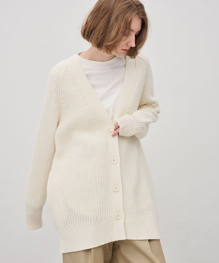 【アンクレイヴ/uncrave】のチャンキーニット カーディガン インテリア・キッズ・メンズ・レディースファッション・服の通販 founy(ファニー) https://founy.com/ ファッション Fashion レディースファッション Fashion for Women トップス・カットソー Cut & Sew Tops ニット Knit Tops & Sweaters カーディガン・羽織り Layered Style Cardigans カーディガン Cardigan, Knitwear ミドル Middle Length, Mid Height 畦 Ribbed Knit A/W・秋冬 Autumn/Winter |ID: prp329100004743907 ipo3291000000034283055