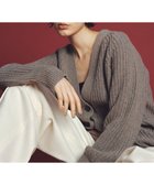 【アンクレイヴ/uncrave】のチャンキーニット カーディガン カーキグレー|ID: prp329100004743907 ipo3291000000034378226