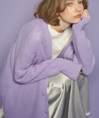 【アンクレイヴ/uncrave】のチャンキーニット カーディガン ラベンダー|ID: prp329100004743907 ipo3291000000034537019