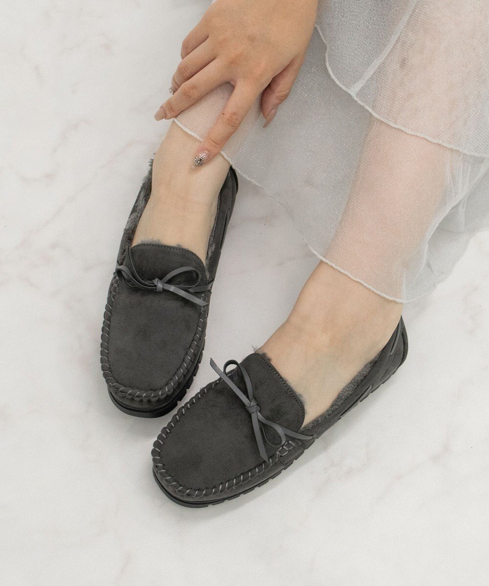 【ブリジット バーキン/Bridget Birkin】の【Bridget Birkin】カジュアルモカシンシューズ インテリア・キッズ・メンズ・レディースファッション・服の通販 founy(ファニー) 　ファッション　Fashion　レディースファッション　Fashion for Women　シューズ　Shoes, Footwear　ライニング　Inner Lining, Inner Fabric, Lined　A/W・秋冬　Autumn/Winter　ダークグレースウェード|ID: prp329100004743909 ipo3291000000034515753