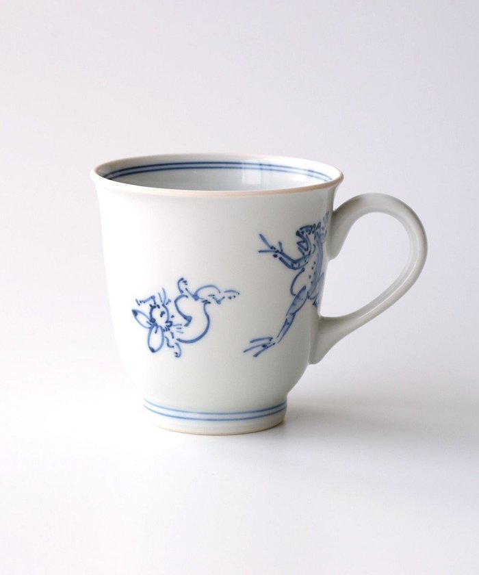 【たち吉/TACHIKICHI】の【たち吉】鳥獣戯画 マグ 染付〈1個〉 京焼・清水焼 インテリア・キッズ・メンズ・レディースファッション・服の通販 founy(ファニー) https://founy.com/ ファッション Fashion レディースファッション Fashion for Women グラス Glass, Eyewear タンブラー Tumbler, Travel Mug |ID: prp329100004743917 ipo3291000000034283371