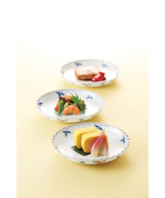 【たち吉/TACHIKICHI】の【たち吉】はるか 中皿(桐箱入)〈5枚〉 美濃焼 インテリア・キッズ・メンズ・レディースファッション・服の通販 founy(ファニー) https://founy.com/ ファッション Fashion レディースファッション Fashion for Women 皿 Plate, Dish |ID: prp329100004743920 ipo3291000000034283418