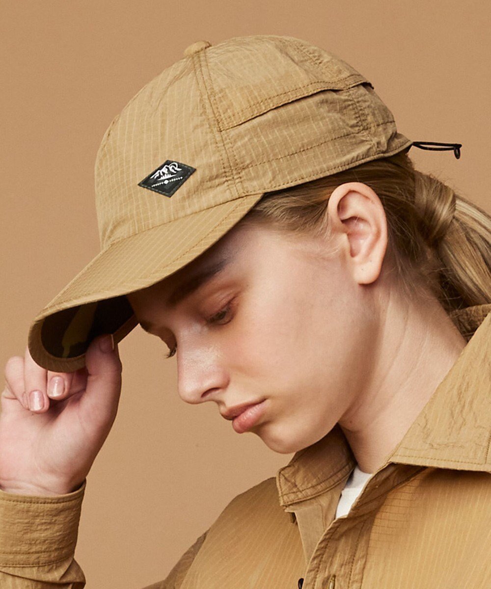 【ジョセフ アブード マウンテン/JOSEPH ABBOUD MOUNTAIN】の【ECO撥水・軽量・男女兼用・折り畳み可・究極のポータブル性】折り畳みキャップ インテリア・キッズ・メンズ・レディースファッション・服の通販 founy(ファニー) 　ファッション　Fashion　レディースファッション　Fashion for Women　キャップ&ハット　Hats & Caps　アウトドア　Outdoor Clothing　キャップ　Cap, Baseball Cap　スピンドル　Spindle, Drawcord　リップ　Lip, Lip Motif　夏　Summer　帽子　Hat, Headwear　軽量　Lightweight, Ultra Light　ベージュ系|ID: prp329100004744050 ipo3291000000034285870