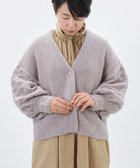 【ムーク/muuc】の〈高品質シルク&アンゴラモヘア〉模様編み ボリューム袖 カーディガン ベージュ|ID: prp329100004744303 ipo3291000000034290089
