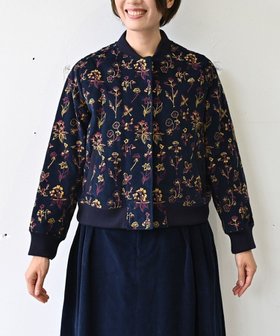 【ムーク/muuc】の〈遠州織物の工場で織られた上質なコットンコーデュロイ生地〉裏地有り リブ袖 ショート丈 花刺繍ブルゾン(セットアップ可能) 人気、トレンドファッション・服の通販 founy(ファニー) ファッション Fashion レディースファッション Fashion for Women アウター Coat / Outerwear Collection レディースジャケット・軽アウター Jackets ブルゾンジャケット・スポーティアウター Blouson Jackets キャンバス Canvas, Canvas Fabric クラシカル Classical, Vintage-Inspired クラシック Classic, Timeless Style コンパクト Compact, Small Size コーデュロイ Corduroy, Cord Fabric ショート Short, Short Length ジャケット Jacket, Outerwear セットアップ Set-Up, Coordinated Outfit 手編み Hand-Knitted, Handmade Knit パターン Pattern, Design Print ブルゾン Blouson, Bomber Jacket リブニット Rib Knit, Ribbed Knit A/W・秋冬 Autumn/Winter S/S・春夏 SS, Spring/Summer, Warm Season 再入荷 Restock / Back in Stock 夏 Summer |ID:prp329100004744304