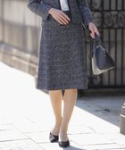 【ジェイ プレス/J.PRESS】の【セットアップ対応】ファンシーツイード スカート ネイビーミックス系|ID: prp329100004744508 ipo3291000000035710456