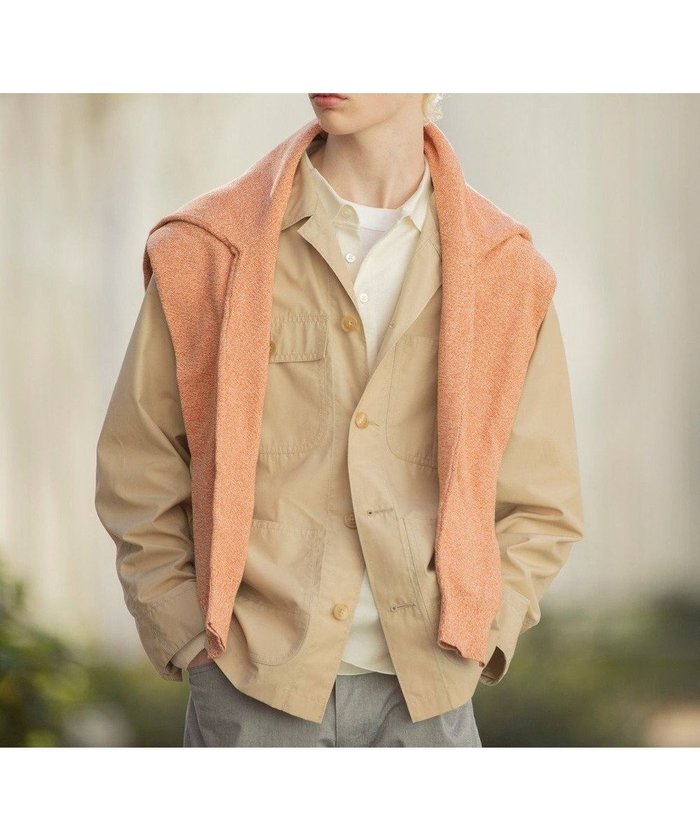 【ジェイ プレス/J.PRESS / MEN】のグリストーンタフタ カバーオールジャケット インテリア・キッズ・メンズ・レディースファッション・服の通販 founy(ファニー) https://founy.com/ ファッション Fashion メンズファッション Fashion for Men アウター Men's Coats Outerwear インナー Innerwear 春 Spring 洗える Machine Washable 軽量 Lightweight, Ultra Light シンプル Simple, Minimal ジャケット Jacket, Outerwear タフタ Taffeta, Structured Fabric リラックス Relax, Relaxed Fit S/S・春夏 SS, Spring/Summer, Warm Season 夏 Summer エレガント 上品 Elegant |ID: prp329100004744657 ipo3291000000034294991