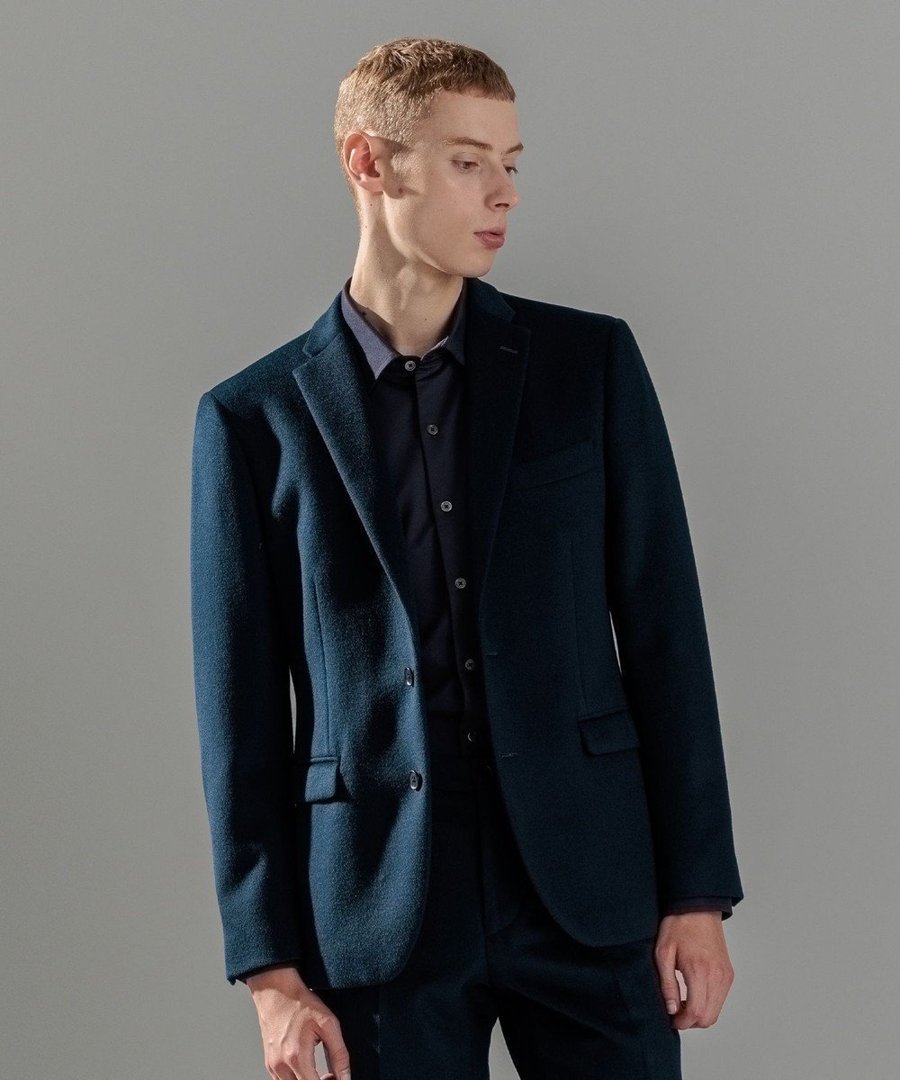 【ジョゼフ オム/JOSEPH HOMME / MEN】のグロッシーウール ジャケット インテリア・キッズ・メンズ・レディースファッション・服の通販 founy(ファニー) 　ファッション　Fashion　メンズファッション　Fashion for Men　アウター　Men's Coats Outerwear　テーラードジャケット　Tailored Jackets & Blazers　エレガント 上品　Elegant　シェイプ　Shape, Slim Fit　ジャケット　Jacket, Outerwear　セットアップ　Set-Up, Coordinated Outfit　センター　Center, Center Line　フラップ　Flap, Flap Pocket　ベーシック　Basic, Essential　ポケット　Pocket, Pocket Detail　メルトン　Melton, Heavy Wool　A/W・秋冬　Autumn/Winter　ネイビー系|ID: prp329100004744659 ipo3291000000034295020