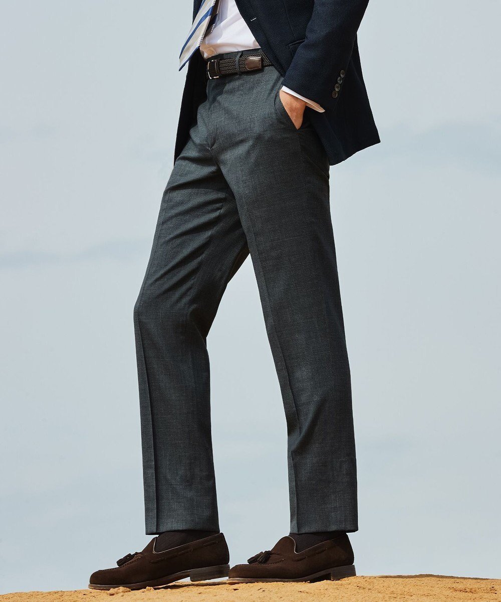 【五大陸/gotairiku / MEN】のロングセラー【洗える/折り目加工/シワになりにくい/ウエストアジャスター】ウォッシャブル サマーウール100%パンツ_限定色(ノータック)23/24年モデル インテリア・キッズ・メンズ・レディースファッション・服の通販 founy(ファニー) ファッション Fashion メンズファッション Fashion for Men ボトムス Bottoms ウォッシャブル Machine Washable 春 Spring 洗える Machine Washable サマー Summer, Summer Style ジャケット Jacket, Outerwear ストレッチ Stretch, Stretchy Fabric スラックス Slacks, Dress Pants セットアップ Set-Up, Coordinated Outfit センター Center, Center Line テーパード Tapered, Tapered Pants ドレス Dress, One-Piece 定番 Standard, Basic Item ポケット Pocket, Pocket Detail S/S・春夏 SS, Spring/Summer, Warm Season 夏 Summer ビジネス 仕事 通勤 Business / Work / Commuting グレー系4|ID: prp329100004744663 ipo3291000000034295056