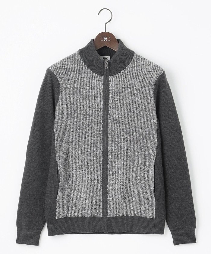 【ジョセフ アブード/JOSEPH ABBOUD / MEN】の【軽量/イージーケア】 KARL KARLジップ ニット ブルゾン インテリア・キッズ・メンズ・レディースファッション・服の通販 founy(ファニー) https://founy.com/ ファッション Fashion メンズファッション Fashion for Men トップス・カットソー Cut & Sew Tops ニット・セーター / 定番トップス Knit Tops & Sweaters カーディガン / 羽織り Cardigans インナー Innerwear カーディガン Cardigan, Knitwear ジップ Zip, Zipper ジャカード/ジャガード Jacquard, Woven Pattern ストライプ Stripe, Striped Pattern ストレッチ Stretch, Stretchy Fabric スポーツ Sports, Activewear ブルゾン Blouson, Bomber Jacket 今季 This Season, Current Season 抗菌 Antibacterial, Bacteria-Resistant 畦 Ribbed Knit A/W・秋冬 Autumn/Winter 軽量 Lightweight, Ultra Light |ID: prp329100004744667 ipo3291000000034295111