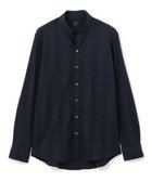 【ジョゼフ オム/JOSEPH HOMME / MEN】の【WEB・一部店舗限定】ドビーチェックストレッチ ウイングカラーシャツ ネイビー系|ID: prp329100004744674 ipo3291000000034295184