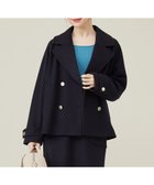 【エニィ スィス/any SiS】の【セットアップ可】メルトンライク ピーコート ネイビー|ID: prp329100004744848 ipo3291000000034297249