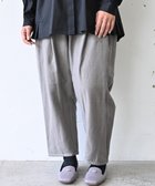 【ムーク/muuc】のリネンウールのスラックスパンツ グレー|ID: prp329100004745048 ipo3291000000034556958