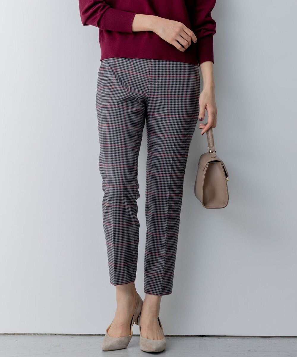 【組曲/KUMIKYOKU】の【WEB限定】T/Rツイルストレッチ テーパードパンツ インテリア・キッズ・メンズ・レディースファッション・服の通販 founy(ファニー)  ファッション Fashion レディースファッション Fashion for Women パンツ Pants & Trousers インナー Innerwear コンパクト Compact, Small Size ストレッチ Stretch, Stretchy Fabric センター Center, Center Line パターン Pattern, Design Print ピーチ Peach, Soft Touch ベーシック Basic, Essential A/W・秋冬 Autumn/Winter ビジネス 仕事 通勤 Business / Work / Commuting ライトグレー系3|ID: prp329100004745213 ipo3291000000034302022