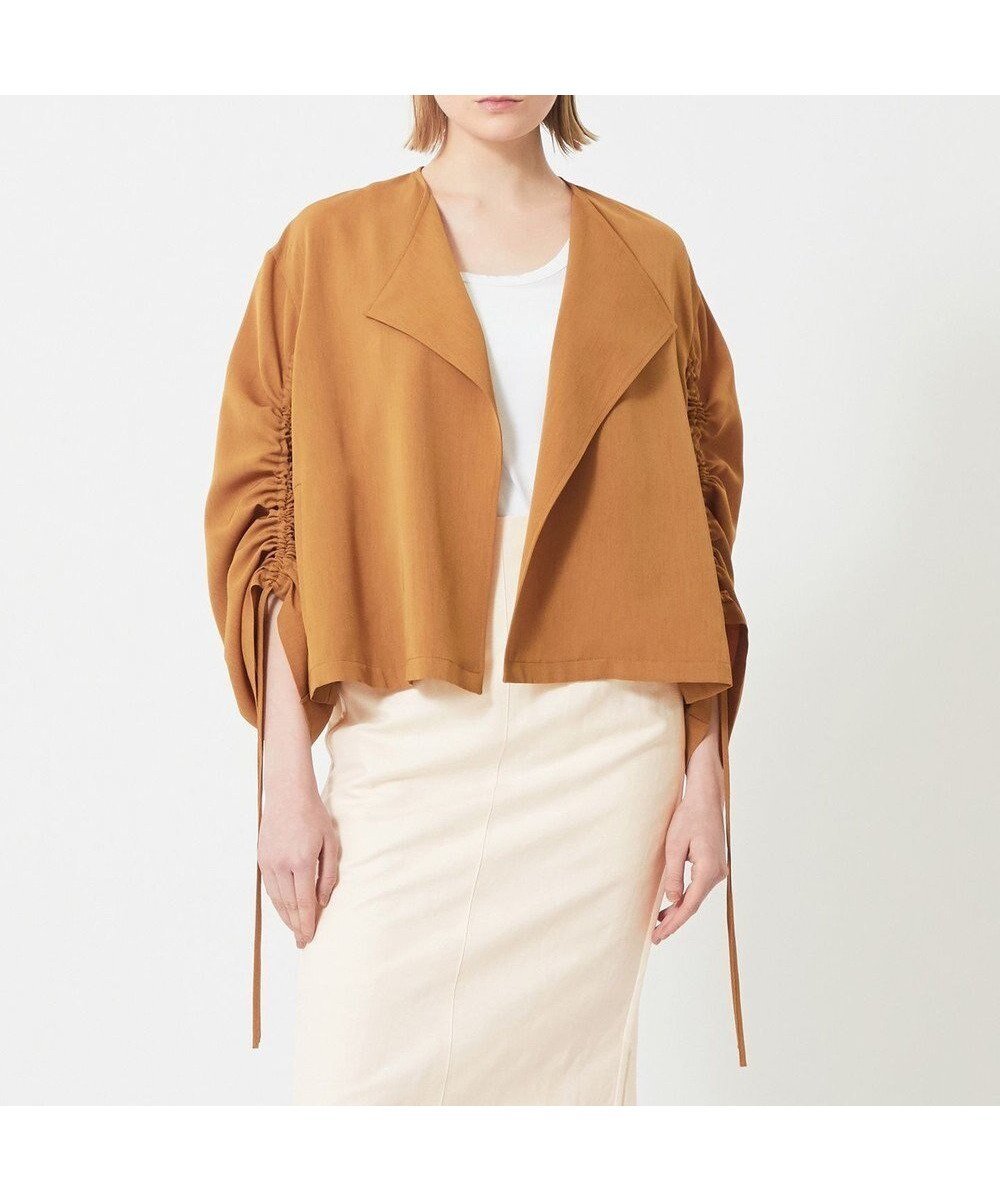 【ベイジ,/BEIGE,】のZINNIA / ノーカラーブルゾン 人気、トレンドファッション・服の通販 founy(ファニー) ファッション Fashion レディースファッション Fashion for Women アウター Coat / Outerwear Collection レディースジャケット・軽アウター Jackets ブルゾンジャケット・スポーティアウター Blouson Jackets ノーカラージャケット / シンプル上品コーデ Collarless Jackets 春 Spring ジャケット Jacket, Outerwear スマート Smart, Elegant デニム Denim, Jeans Material ドレープ Drape, Draping Fabric フロント Front, Front Design ブルゾン Blouson, Bomber Jacket 羽織 Haori, Light Jacket ワイド Wide, Wide Fit S/S・春夏 SS, Spring/Summer, Warm Season 夏 Summer 2023春夏・S/S Spring/Summer 2023 SS23 2023年 2023 other-1|ID: prp329100004745638 ipo3291000000034308646