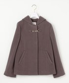 【エニィ スィス/any SiS】の【2WAY】ファインウールモッサ ショートコート ブラウン|ID: prp329100004745642 ipo3291000000034308722