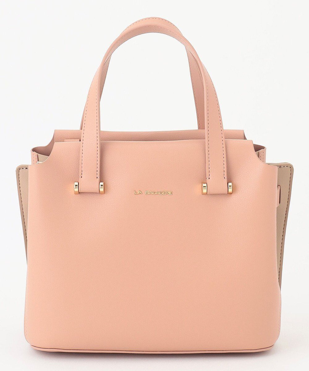 【ラ バガジェリー/LA BAGAGERIE】のコンビカラー2WAYミニトートバッグ インテリア・キッズ・メンズ・レディースファッション・服の通販 founy(ファニー) ファッション Fashion レディースファッション Fashion for Women バッグ Bags コンビ Combo, Combination Style シンプル Simple, Minimal スマート Smart, Elegant トレンド Trend, Trending Now ポケット Pocket, Pocket Detail エレガント 上品 Elegant ピンク|ID: prp329100004745654 ipo3291000000034308865