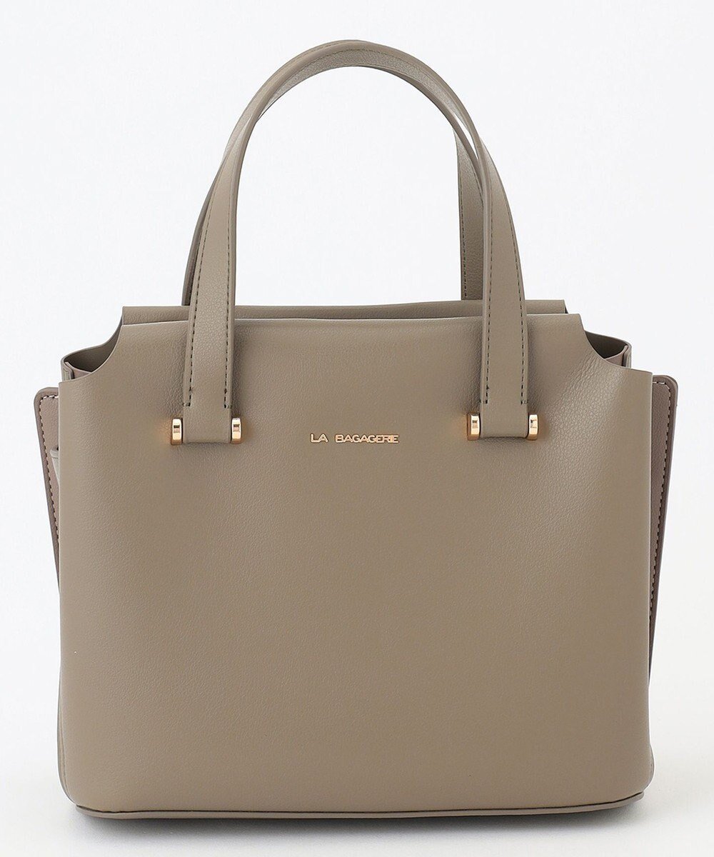 【ラ バガジェリー/LA BAGAGERIE】のコンビカラー2WAYミニトートバッグ インテリア・キッズ・メンズ・レディースファッション・服の通販 founy(ファニー) ファッション Fashion レディースファッション Fashion for Women バッグ Bags コンビ Combo, Combination Style シンプル Simple, Minimal スマート Smart, Elegant トレンド Trend, Trending Now ポケット Pocket, Pocket Detail エレガント 上品 Elegant カーキ|ID: prp329100004745654 ipo3291000000034308870