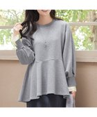 【ティアクラッセ/Tiaclasse】の【吸水発熱・洗える】袖口ドッキングカットソープルオーバー グレー|ID: prp329100004745662 ipo3291000000035546376