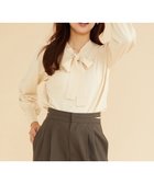 【フェルゥ/Feroux】の【洗える】プチパールボウタイ ニット アイボリー系|ID: prp329100004745666 ipo3291000000034309009