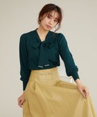 【フェルゥ/Feroux】の【洗える】プチパールボウタイ ニット グリーン系|ID: prp329100004745666 ipo3291000000034309010