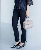 【組曲/KUMIKYOKU】の【洗える・ウエストゴム仕様】ハイパワーストレッチサイドスリット パンツ ブラック系|ID: prp329100004745667 ipo3291000000034309017